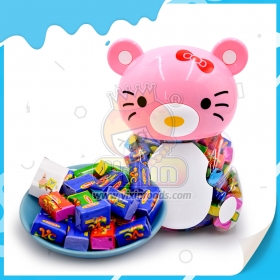 chicle de vaso de burbujas