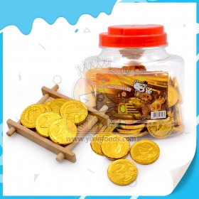 chocolate con monedas de oro