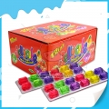 Cubo de gelatina con sabor a fruta dulce 12 en 1, venta caliente Halal 