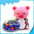 Tarro de cerdo con chicle de buen sabor en un embalaje divertido para niños 
