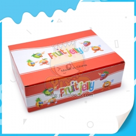 taza de gelatina con sabor a fruta