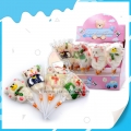 Adorable piruleta suave de malvavisco con forma de dibujos animados de frutas 