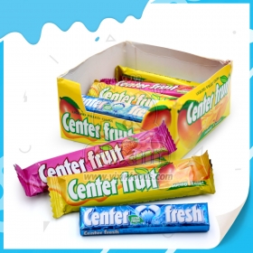chicle relleno de líquido