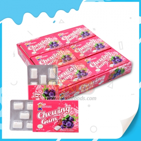 chicle de uva y cereza