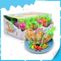 Delicioso y divertido envase de zanahoria con chocolate para niños. 