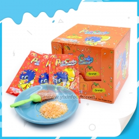 haciendo estallar caramelos con piruleta