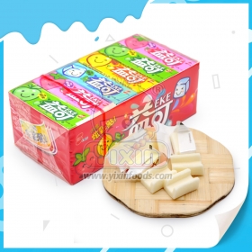 chicle con sabor afrutado