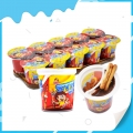 10 deliciosas tazas de mermelada de chocolate con palitos de galleta 