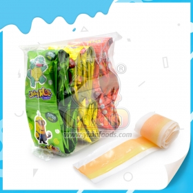 Caramelo de gelatina en rollo con tatuaje