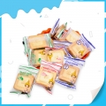 Galletas crujientes y deliciosas de venta caliente con 3 sabores en bolsas 