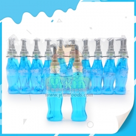 Caramelo en aerosol de cola azul