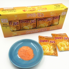 Bebida instantánea en polvo con sabor a naranja
