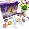 Deliciosos y divertidos caramelos de frutas con tarjeta 3D 