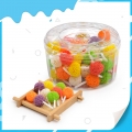 Mini caramelos gomosos de gelatina de arándano suave en caja 