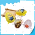 Huevo sorpresa de galleta y chocolate de los nuevos Minions 2018 con juguete. 
