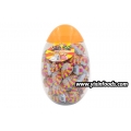 2018 nuevo tipo de caramelo huevo de chocolate con galleta y juguete 