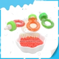 Mini caramelos duros coloridos Halal en botella con forma de anillo 