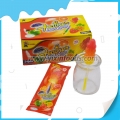Piruleta dura fluorescente con forma de pluma y sabor a fruta de alta calidad 