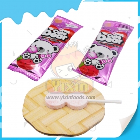 chicle con sabor afrutado