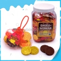 Bolsa de red de calidad Halal para envasar chocolate dulce con forma de moneda 