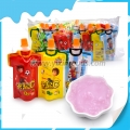 Bebida de gelatina CC de 65 g con sabor a mango dulce y fresa, camiseta de fútbol. 