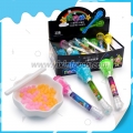 Caramelo de cielo estrellado de colores brillantes, caramelo de fruta compresa 