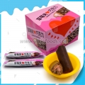 Galletas de chocolate y fresa con sabor dulce 