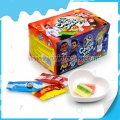 Goma de mascar de estrella de fútbol con sabor a fruta dulce de 3,8 g 