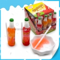 Mermelada de frutas y polvo en tarro 