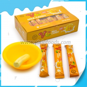 caramelo de leche masticable