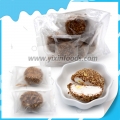 Centro de embalaje individual relleno de mermelada de chocolate y malvavisco 