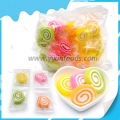 Caramelos dulces de goma halal de almidón de regaliz de forma redonda 