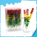 Tarro de PVC con forma de semáforo, piruleta de goma de tres colores 