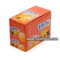 Jugo en polvo sabor maracuyá, envase individual de 10 g. 