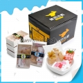 Caja para llevar con galletas y caramelos de gelatina a precio económico 