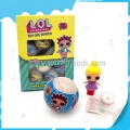 Juguetes de bloques de construcción para niñas LOL con silbato de caramelo 