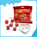 Proveedor de azúcar y caramelos en cubos con sabor a fresa fresca 