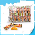 Caramelos gomosos de pizza con sabor a fruta 50% halal en bolsa 
