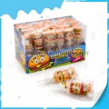 piruleta de gomita con forma de hamburguesa 