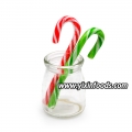 Venta caliente de bastones de caramelo navideños en caja 