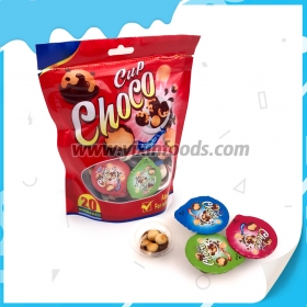taza de galleta de chocolate