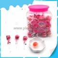 Piruleta con forma de bola con sabor a fresa Halal 