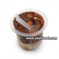 50 tazas de galletas de chocolate en frasco 