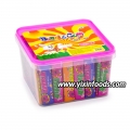 Chicle de frutas mixtas HALAL con tatuaje 