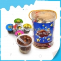 50 tazas de galletas de chocolate en frasco 