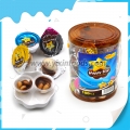 100 piezas de taza de galleta de chocolate en frasco 