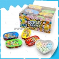 Súper caramelos (chicle + caramelo prensado) 