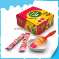 Pincel para pintar caramelos de piruleta dura con sabor a fresa, juguete de caramelo 