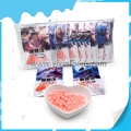 Bolsa de embalaje individual de caramelos duros con sabor a fresa. 