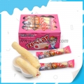 Barra de leche dulce con centro de mermelada de frutas 